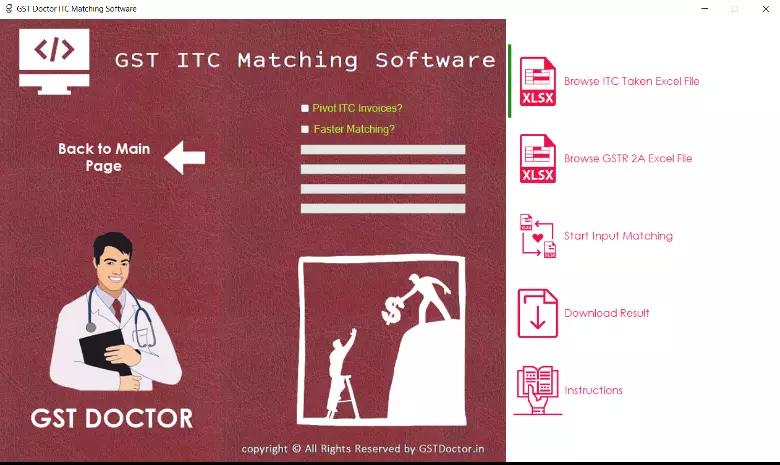 GST Doctor ITC Matching Software