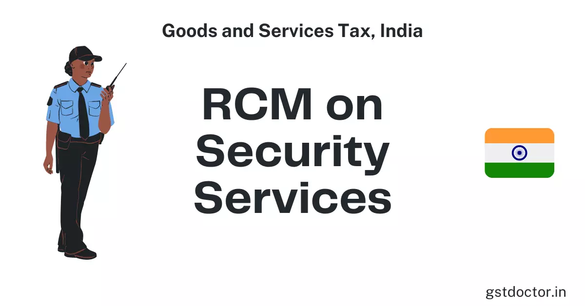 RCM on Security Services